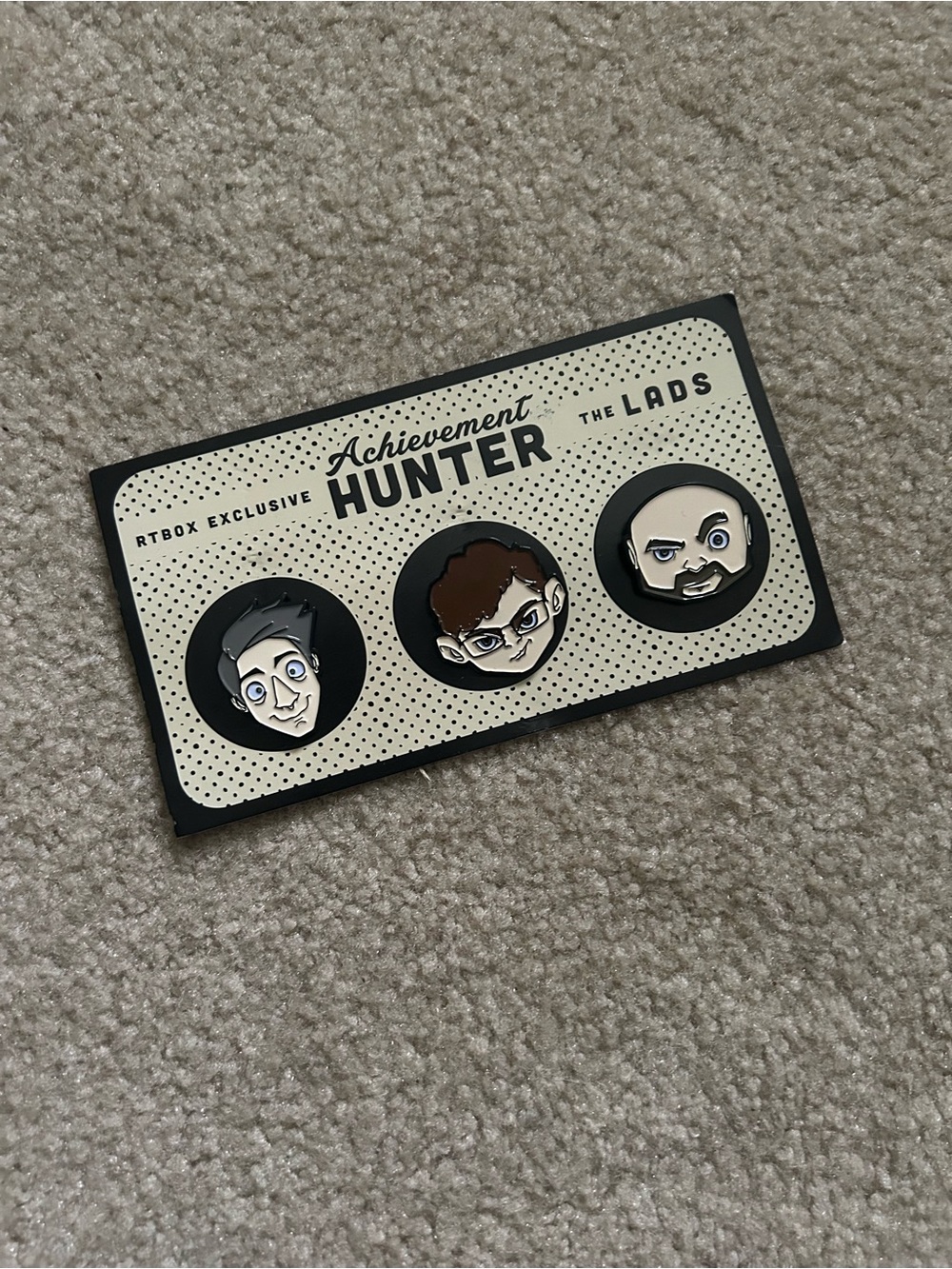 Rooster Teeth Achievement Hunter Enamel Pins The Lads